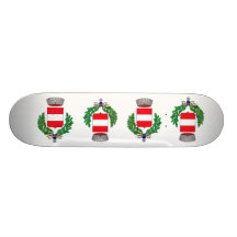 Cividale del Friuli Stemma, Italy Custom Skateboard