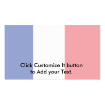 Civil And Naval Ensign Of France, France flag Business Card