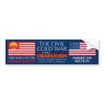Civil Cold War - Overcome Obamunism Bumper Sticker bumper stickers