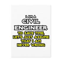 Civil Engineer...Assume I Am Never Wrong