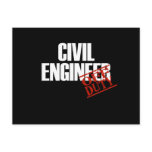 CIVIL ENGINEER DARK POSTCARDS