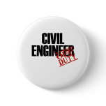 CIVIL ENGINEER LIGHT PINBACK BUTTON