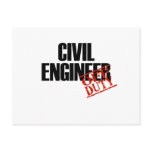 CIVIL ENGINEER LIGHT POSTCARD