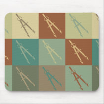 Civil Engineering Pop Art Mouse Pad