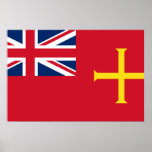 Civil Ensign Of Guernsey, Guatemala Poster