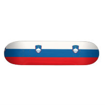 Civil Ensign Of Slovenia, Slovakia Skate Deck