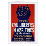 Civil Liberty WWII 1940 WPA Card