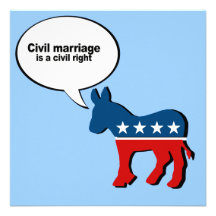 Civil marriage is a civil right announcement