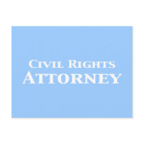 Civil Rights Attorney Gifts Post Cards