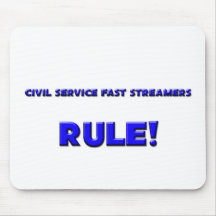 Civil Service Fast Streamers Rule! Mouse Pads
