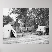 Civil War Battlefield Hospital, 1862 Print