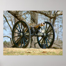 Civil War Brass Cannon Poster