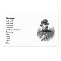 Civil War General Business Card