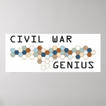 Civil War Genius Posters