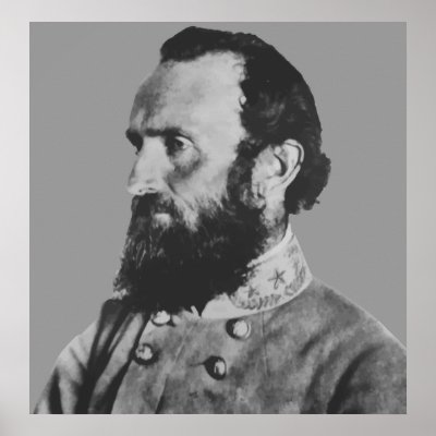 Civil War Hero -- General Stonewall Jackson Poster by parrow1978