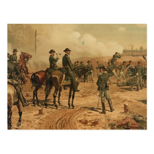 Civil War Siege of Atlanta by Thure de Thulstrup Postcards