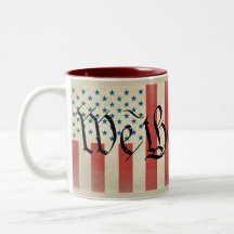 Civilian Flag We the People Mug