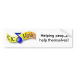 CJC Music Bumper Sticker