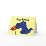 CK- Cute Dinosaur Birthday Card