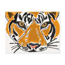 CK- Tiger postcard