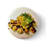 Ckicken Tikka Dinner Cooking Food Indian Pinback Buttons