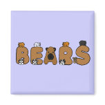 CL- Funny BEARS Magnet