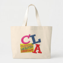 CLA WHIMSICAL  CLINICAL LABORATORY ASSISTANT CANVAS BAG
