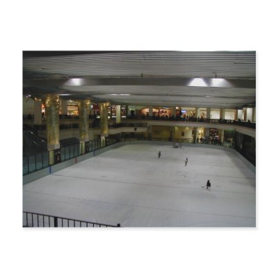 Clackamas Town Centre Ice Rink Postcards by posters_prints