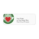 Claddagh Custom Return Address Label