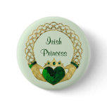 Claddagh Princess Button