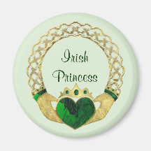 Claddagh Princess Fridge Magnets