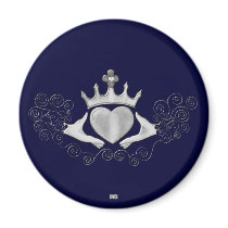 Claddagh (Silver) Fridge Magnets