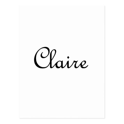 Claire Postcards