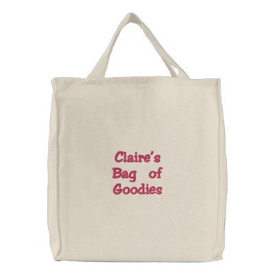 Claire's Bag of Goodies Tote Bag by OurSouthernCharm