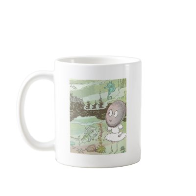 Clam, Seahorse & Fish on the Ocean Floor Mugs by pinkalmond