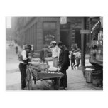 Clam Seller on Mulberry Street, 1900 Post Card