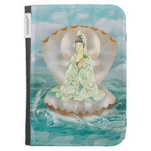 Clam-sitting Avalokitesvara Caseable Case Case For The Kindle