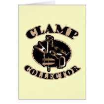 Clamp Collector Greeting Cards
