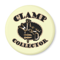 Clamp Collector Fridge Magnets