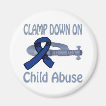 Clamp Down On Child Abuse Magnet