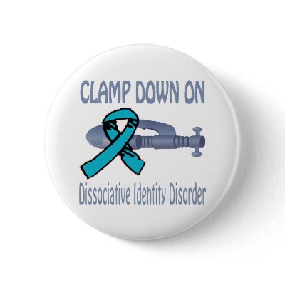 Clamp Down On Dissociative Identity Disorder Butto by causeican