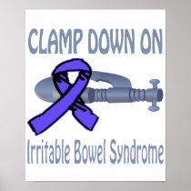 Clamp Down On Irritable Bowel Syndrome Poster