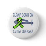Clamp Down On Lyme Disease Button