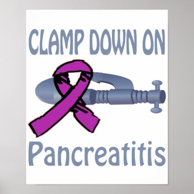 Clamp Down On Pancreatitis Poster by causeican