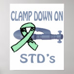 Clamp Down On Stds Poster