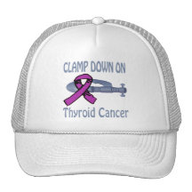 Clamp Down On Thyroid Cancer Hat