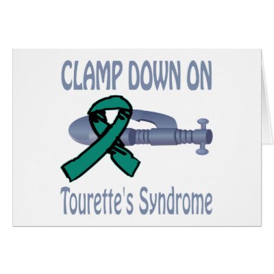 Clamp Down On Tourette'S Syndrome Card by causeican