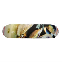 Clams Muscles Shellfish Food Custom Skate Board