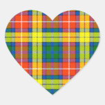 Clan Buchanan Autocollants En Cœur