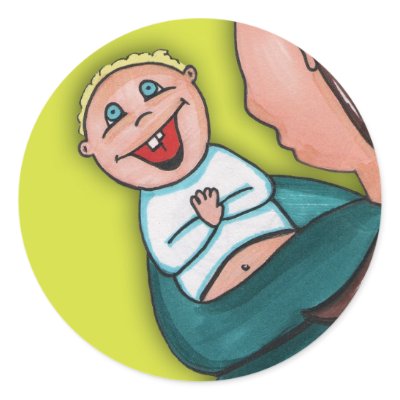 Clap Your Hands Round Sticker by ChildrensBooks